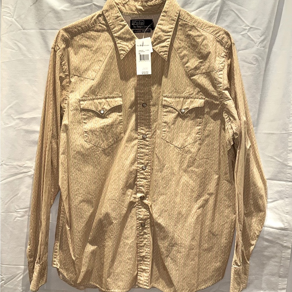 POLO Ralph Lauren Classic Western SAVANNAH men’s shirt, XL, New With Tags